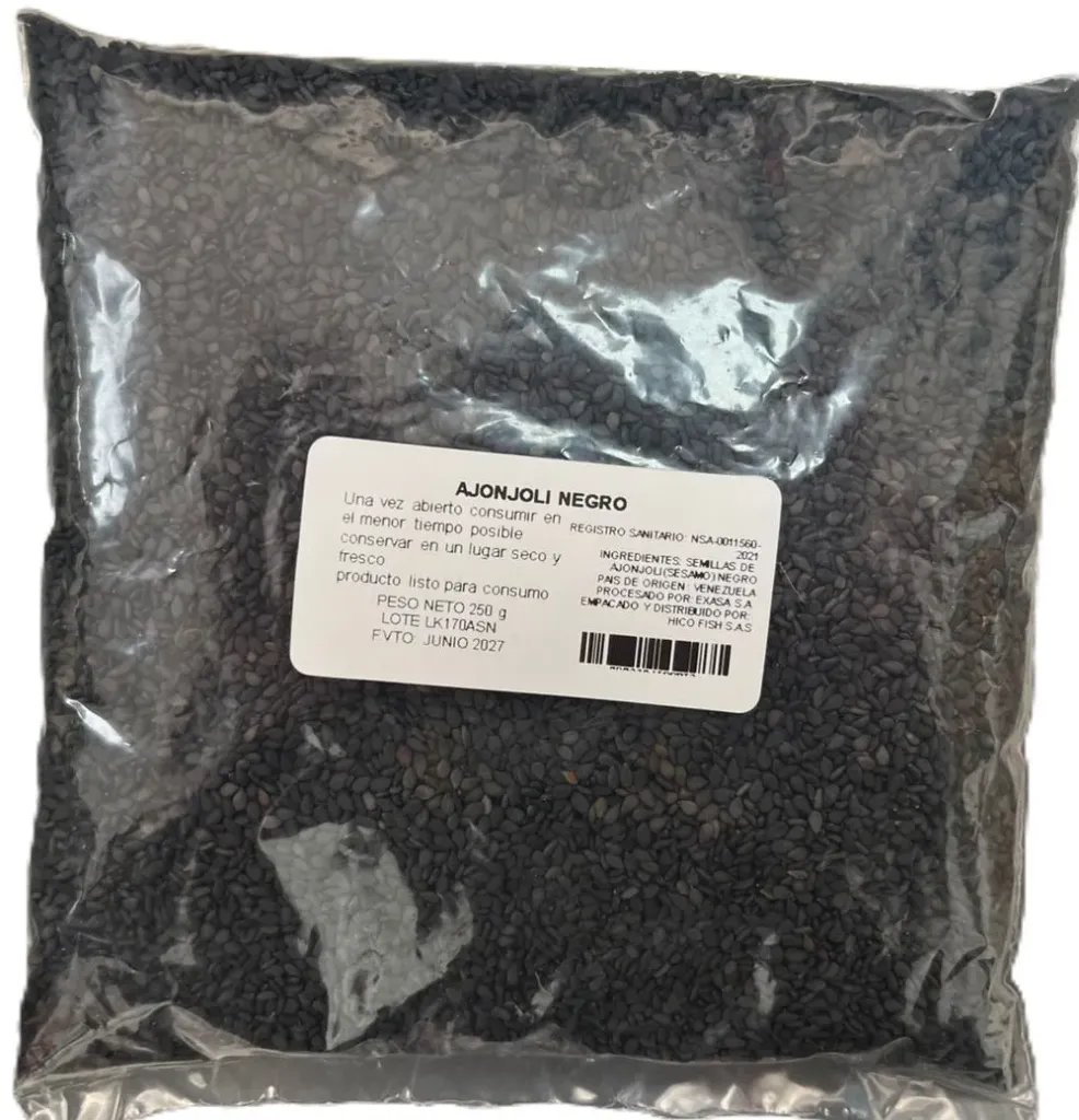 [PES3001] Ajonjolí negro x 250 gr