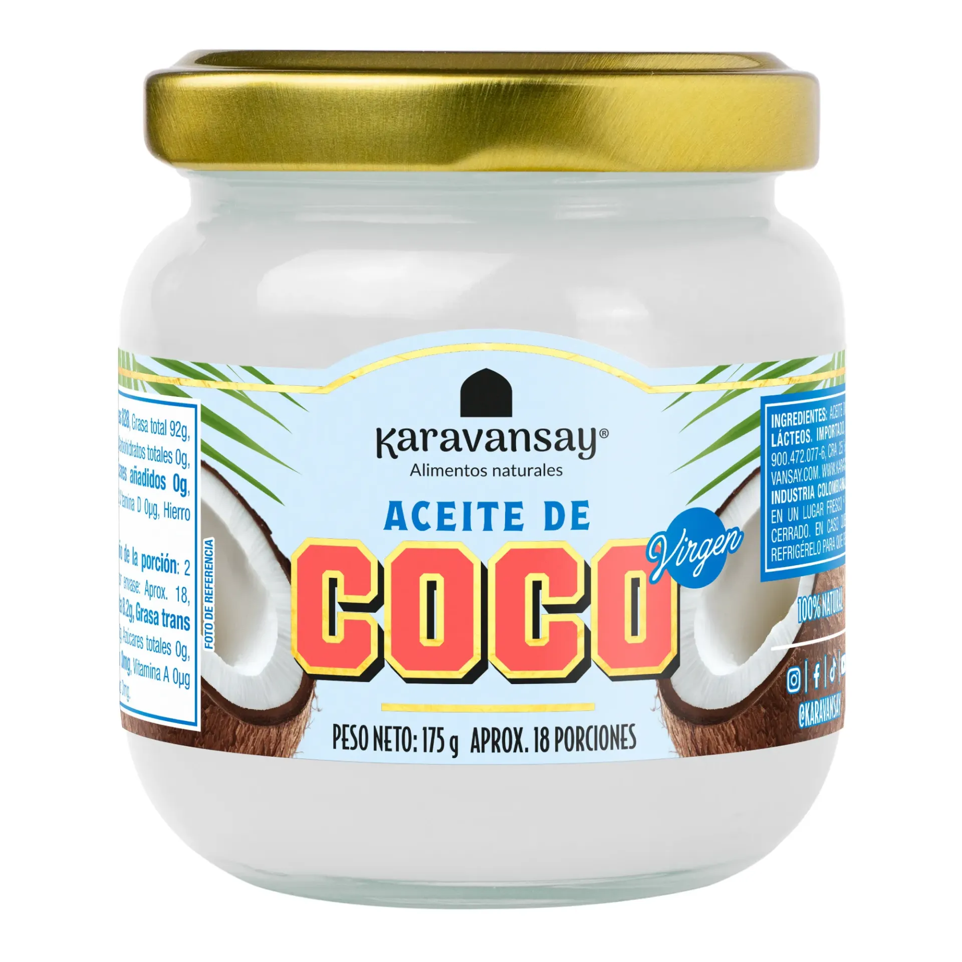 [PES2639] Aceite De Coco 175 g
