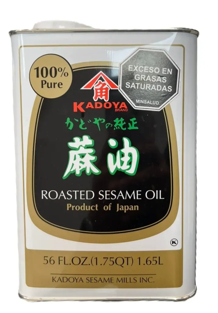 Aceite de sésamo ajonjoli Kadoya lata x 1.65 Lt