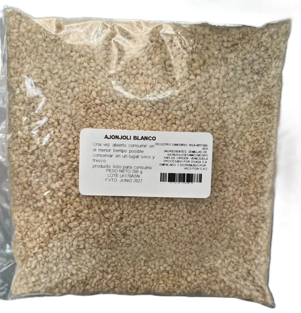 Ajonjolí Blanco 250gr