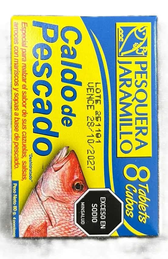 Caldo de pescado jaramillo