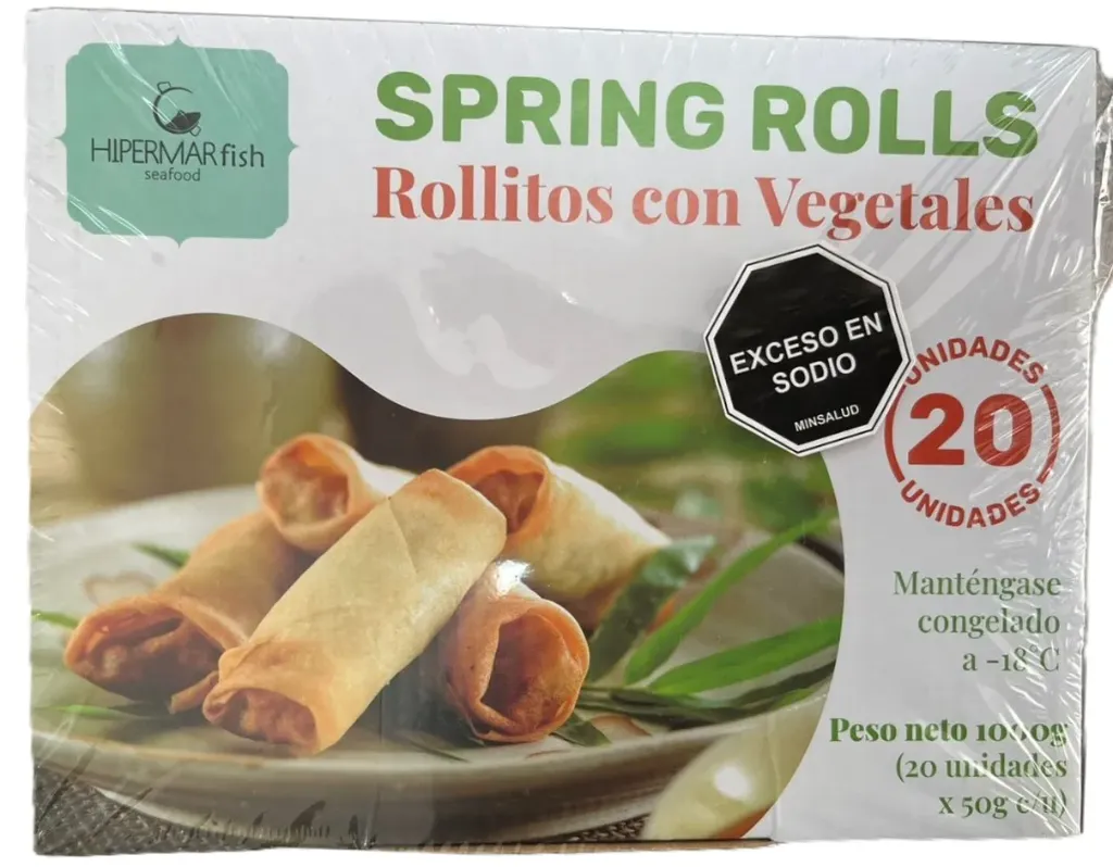[PES2807] Spring Roll Rollitos Con Vegetales 1000G